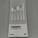 HIKAA Forged Silverware Set Stainless Steel Flatware Set,Service for 4,Matte Satin Polished Cutlery Set,Dishwasher Safe (Gold, 20PCS)