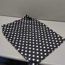 Women's Casual and Formal Polk-Dot Print High Wiasted Pencil Skirt Made in USA (Medium, Black-white)