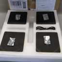 LUTEC 4 Pack Cordless Table Lamp,6000mAh Rechargeable Battery Operated Desk Lamp,Two Adjustable Heights,Waterproof, Touch Control & 3 Color Stepless Dimming for Restaurant/Bedroom/Bars/Outdoor (Gold)