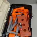 Kids Tool Set  Zealous 48 pcs Toddler Tool Set with Tool Box & Electronic Toy Drill, Pretend Play Kids Toys, Toy Construction Tools for Kids Ages 3,4,5,6,7,8 Years Old (A-Orange)