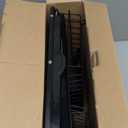 Kitsure Dish Drying Rack for Kitchen Counter, Stainless Steel Sink Organization and Storage Essentials with Cutlery Holder, Home and Appartment Decor, 12.2''W x 15.7''~23''L, Black