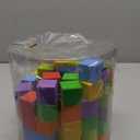 Pairez Toys Foam Counting Blocks, 105 Pieces 1 Inch Soft Rainbow Math Counters Cubes, Math Manipulatives Preschool, Classroom Learning Supplies, Stacking Blocks for Kids Ages 3+