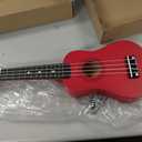 21 Inch Wooden Kids Toddler Child Children Acoustic Guitar Musical Instruments Ideal for 3-9 Year Old Boys Girls Gifts (Red), mini