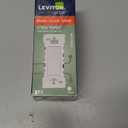 Leviton Lever Edge 15 Amp 3-Way Rocker Switch, E5603-SW, White