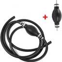 Marine Boat Fuel Line Assembly, 5/16'' 8mm Nylon Braided 7FT Fuel Hose Line with Connector and Primer Bulb for Yamaha Outboard Motors