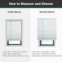Changshade Cordless Cellular Shades, Blackout Honeycomb Shades for Windows, Pull Down Pleated Blinds, Easy to Install for Indoor Windows and French Doors,42" W x 72" H, White