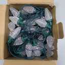 Minetom C9 Christmas String Lights, 100 Ft Multicolor C9 Outdoor Christmas Lights with 100 Strawberry Led Bulbs, Connectable UL Certified for Outdoor Indoor Roofline Holiday Backyard Xmas Decor