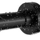 Emlaoe Black Shower Curtain Rod 34-66 Inches(2.8-5.5ft) Never Rust Adjustable Shower Rod Spring Tension Non Slip No Drilling Shower Rods for Bathroom Garland Window