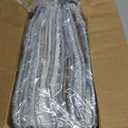 JOYMOOP Mop Replacement Pads, 4-Pack 13"  4.9" Microfiber Flat Mop Refills, Dual Grey & Stripe Pads for Wet & Dry Cleaning, Fits JOYMOOP Mop Head Refills, Machine Washable, Durable, Scratch-Free