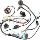 125cc Wiring Harness 110cc ATV Wiring Harness Kit for Chinese ATV Wiring Harness Compatible with GY6 Taotao Kazuma Baja 50cc 70cc 90cc 110cc 125cc 150cc ATV Go Kart Scooter Pit Bike Quad Moped