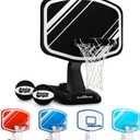 GoSports Splash Hoop PRO - Choose Your Color - Swimming Pool Basketball Game, Includes Poolside Water Basketball Hoop, 2 Balls and Pump