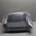 Toddler Baby Chair Couch Sofa Kids Foldable 2-in-1 Sherpa Fold Out Couch Toddler Chairs Comfy for Boys & Girls Convertible Kids Furniture lounge chair for Playroom with Double Pockets, Dark Grey