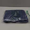 NICETOWN RV Blackout Curtains for Camper Windows, Kitchen Curtains, Short Blackout Drapes, Thermal Insulated Rod Pocket Window Treatment Draperies for Nursery (Navy, 42" x 36", Set of 2)