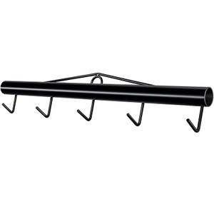 Steel Chain Link Fabric Fence Stretcher, 5 Thicken & Longer Hook Fence Stretcher Tool, 31.5 Inch Woven Wire Fence Stretcher, Black