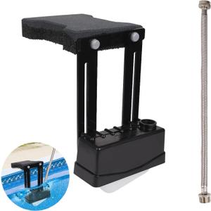 Pool Water Leveler,Automatic Pool Filler, Spa, Pond, Pool auto Filler for Water Level Control,Supplied with Connecting Stainless Steel Water Hose Easy to Use, Black