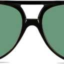 YDAOWKN Retro Aviator Sunglasses for Women Mens Large Frame Classic Vintage 70s Sun Glasses Aviators