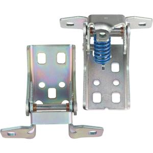 Upper & Lower Door Hinge for Front Door Right Passenger Side Compatible with 2002-2011 Dodge Ram 1500 2500 3500 4500 5500 Dakota Truck Door Parts Replaces 55275630AB 55275634AA