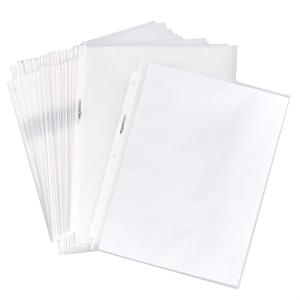 Amazon Basics Heavy Duty Non-Glare Sheet Protector for Documents, Clear, 100 Pack