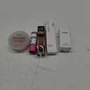 Almay Lip Vibes Lipstick with Vitamin E Oil & Shea Butter; L'Oreal Paris Infallible Blur-fection Longwear Loose Setting Powder; MEMEDA Gel Nail Polish; e.l.f. Glow Reviver Lip Oil; jane iredale eye-shadows