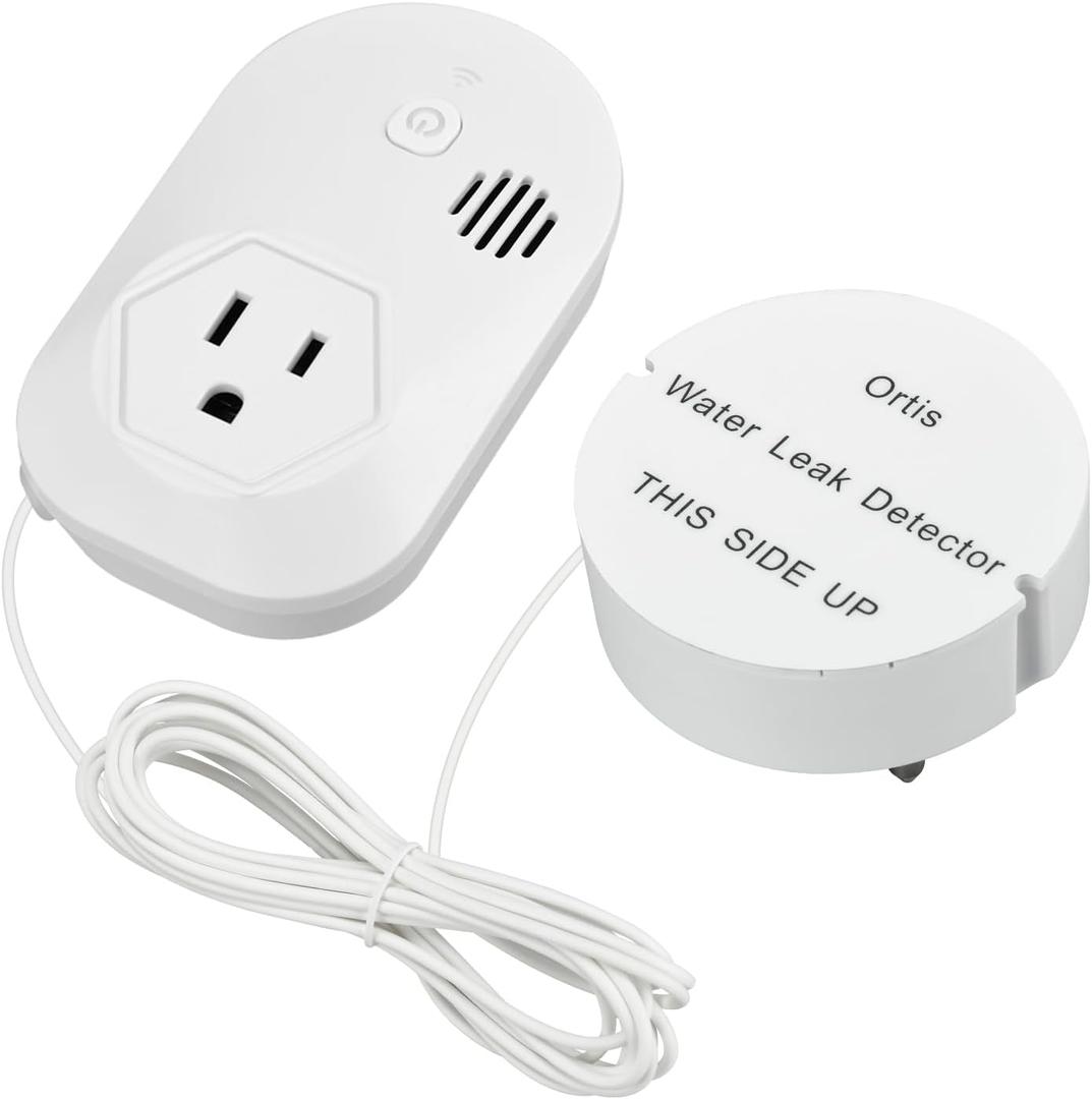 Ortis Water Alarm Leak Detector, 95 dB Loud Alarm, Prevent Serious Floods and Water Damage