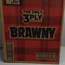 Brawny Tear-A-Square 3-Ply Paper Towels, 12 XL Family Rolls = 30 Regular Rolls, Strong, Absorbent, and Durable with 3 Sheet Sizes 