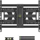 USX Mount Ultra Slim Full Motion TV Wall Mount for 37-90 inch Flat Screen/LED/4K, Wall Mount TV Bracket with Dual Swivel Articulating 6 Arms, Max VESA 600x400mm, Fits 8/16/24 Studs