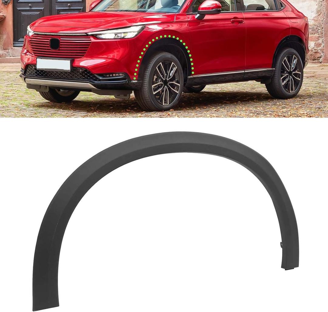 Wheel Molding Trim Fit for Honda HR-V 2019 2020 2021 2022 Replace for HO1290107, 74157T7WA01(Front Left Side)