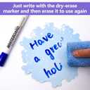 3 x Fancy Land 45 Pcs Snowflake Cutouts Bulletin Board Snowflakes Paper Snowflakes Holiday Christmas Winter Classroom Decoration Snowflake Decorations