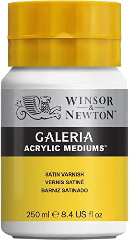 Winsor & Newton Galeria Acrylic Satin Varnish, 8.4-oz (250ml) Jar