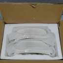 MALACASA Small Casserole Baking Dishes for Oven, Ceramic Oval Baking Dish Sets of 4, 8" x 5" Inch Au Gratin Baking Pans with Handles for Roasting, Lasagna, Pie, Baking Meat & Vegetables, White