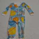 Burt's Bees Baby Baby Boys Sleepers, 100% Organic Cotton, One-piece PJs, Diagonal Zip Up Jumpsuit, Snug Fit Pajamas, 6-9M