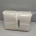 SONORO KATE 100% French Pure Linen Sheets, Breathable and Durable Linen King Size Sheets, Anti-Tear Linen Bed Sheets, Machine Washable, 16 Inch Deep Pocket - 4 Piece (Natural Linen, King)