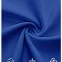 ZESICA Women's Long Sleeve Midi Dresses 2026 Fall Square Neck Swing A Line Wedding Guest Evening Prom Dress (Blue, M)