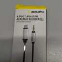 Acoustix Auxiliary Audio Cable 6 Foot