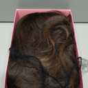 NAYOO Long Brown Wavy Wig for Women 26 Inch Middle Part Curly Wavy Wig Natural Looking Synthetic Heat Resistant Fiber for Daily Party (Brown with Highlights)