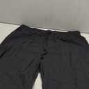 Puimentiua Cotton Linen Pants Men Casual Loose Fit Elastic Drawstring Waist Summer Beach Pants (X-Large, Black)