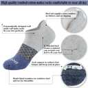 bataidis Women's Casual Ankle Socks Low Cut Athletic Socks 6 pairs (Blue)