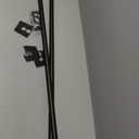 Exclusive Home Prism 1" Curtain Rod and Coordinating Finial Set, Matte Bronze, Adjustable 66"-120"