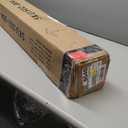 10FT Solar Umbrella 32 LED Lighted Patio Umbrella Table Market Umbrella w/Tilt and Crank, UV-Resistant Outdoor Umbrella for Pool, Garden, Deck, Red