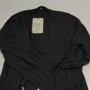 a.Jesdani Women's Shrug Sweaters Tie Front Long Sleeve Rib Knit Bolero Open Front Cropped Cardigan S-1X (Medium)