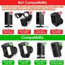 Weatherproof Power Cord for Ring Outdoor Cam Plus/Ring Spotlight Cam Plus/Pro (Battery), 20Ft/6m USB-C Outdoor Charging Cable Continuously Power Your Camera, Black
