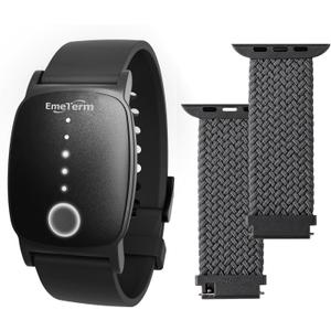 EmeTerm Explore Galaxy Black Anti-Nausea Wristband & Bands Compatible with Apple Watch  Motion Sickness Relief Travel Bundle (42/44/45/49mm)