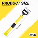 Gisafai 2 Pack Speed Filler Compound Tubes, ABS Reusable Hand Pump with Comfort Grip Flat Nozzle, for Filling Grouting Pointing Caulking Mortar Application, Easy Clean Drywall Cement Tool