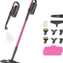 Schenley Steam Mop Cleaner with Detachable Handheld Steamer for Cleaning Hardwood, Laminate Floor, Tiles and Grout, with 14-in-1 Multi-purpose Accessories and Washable Microfiber Pads