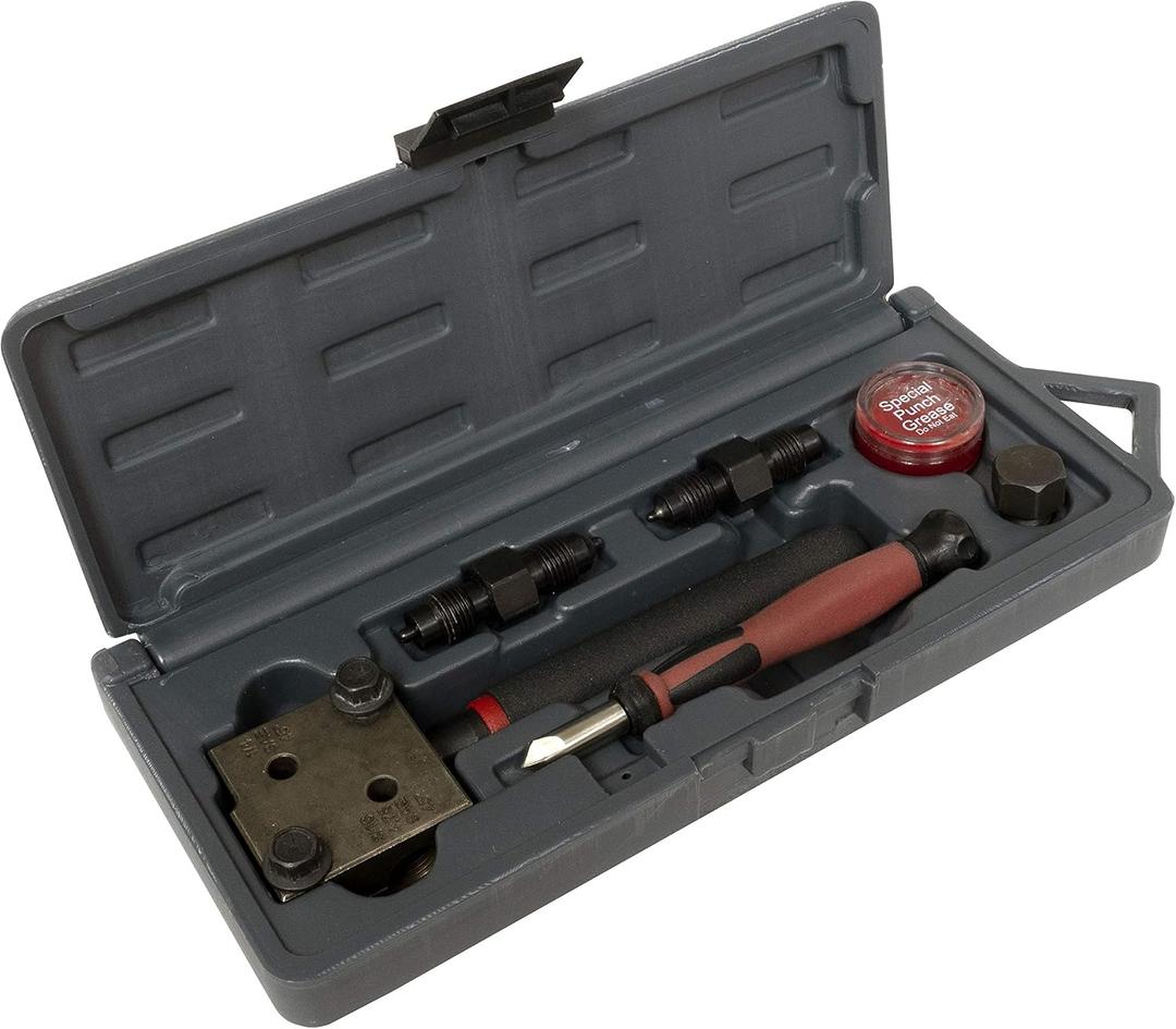 Lisle 33260 Flaring Tool: Creates Single or Double fFlares on 3/16" / 4.75mm and 1/4" Tubing