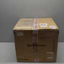 Fox & Fern 12" & 14.6" Large Planters (Set of 2) - Lightweight Fiberstone Matte White Plant Pots with Drainage Plug - Extra Large Planters for Indoor & Outdoor - Weather Resistant & UV Resistant