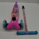 Scooter for Kids Ages 3-5 - Extra Wide Deck & Light Up Wheels, Self Balancing Kids Toys for Boys & Girls, Choose Your Favorite Character (Barbie)