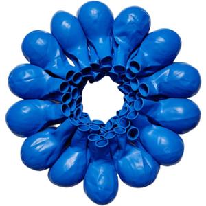 90 Pack Blue Balloons 18 Inch Blue Latex Big Balloons for Party Decorations and Events