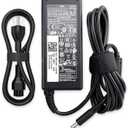 65W 45W Laptop Charger fit for Dell inspiron 13 14 15 17 3000 5000 7000 Series Latitude 3320 3340 3420 3430 3435 3440 3450 3520 3530 3540 19.5V 3.34A Round tip AC Adapter Power Cord
