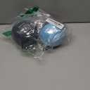 BAMMAX Mini Basketball for Mini Hoop | Indoor or Inside and Silent Play for Nerf Hoop | 4-inch for Kids & Toddlers | Soft Foam Basketball Indoor Game (Pack of 2). (Blue-Grey)